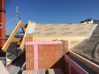 Neubau Dachstuhl mit Widerkehre